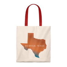 Load image into Gallery viewer, Burnt Orange Texas Tote Bag - Vintage